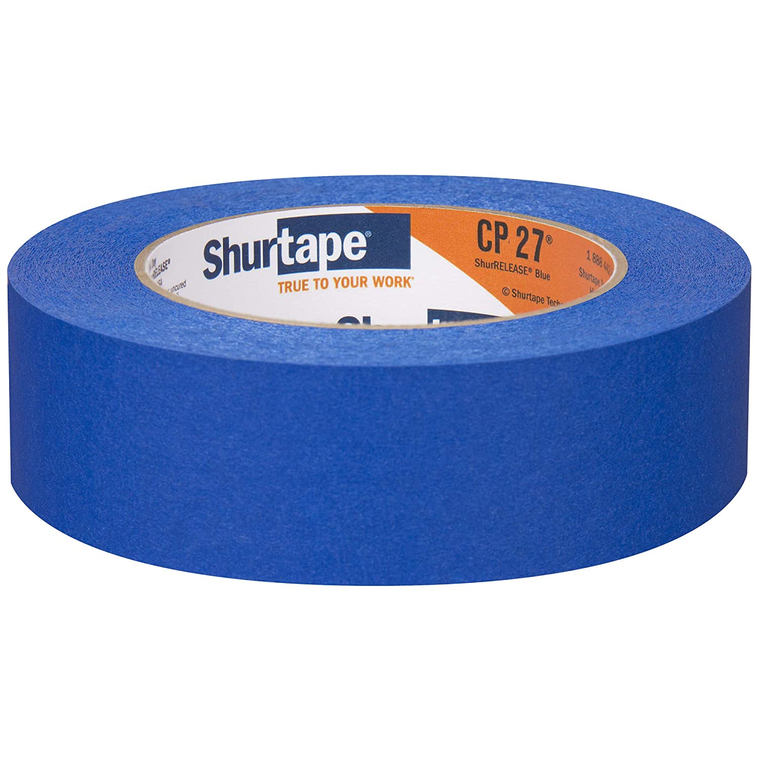Shurtape 202879 CP 27 36mmx55m 14-Day ShurRELEASE Multi-Surface Painter's Tape - Blue