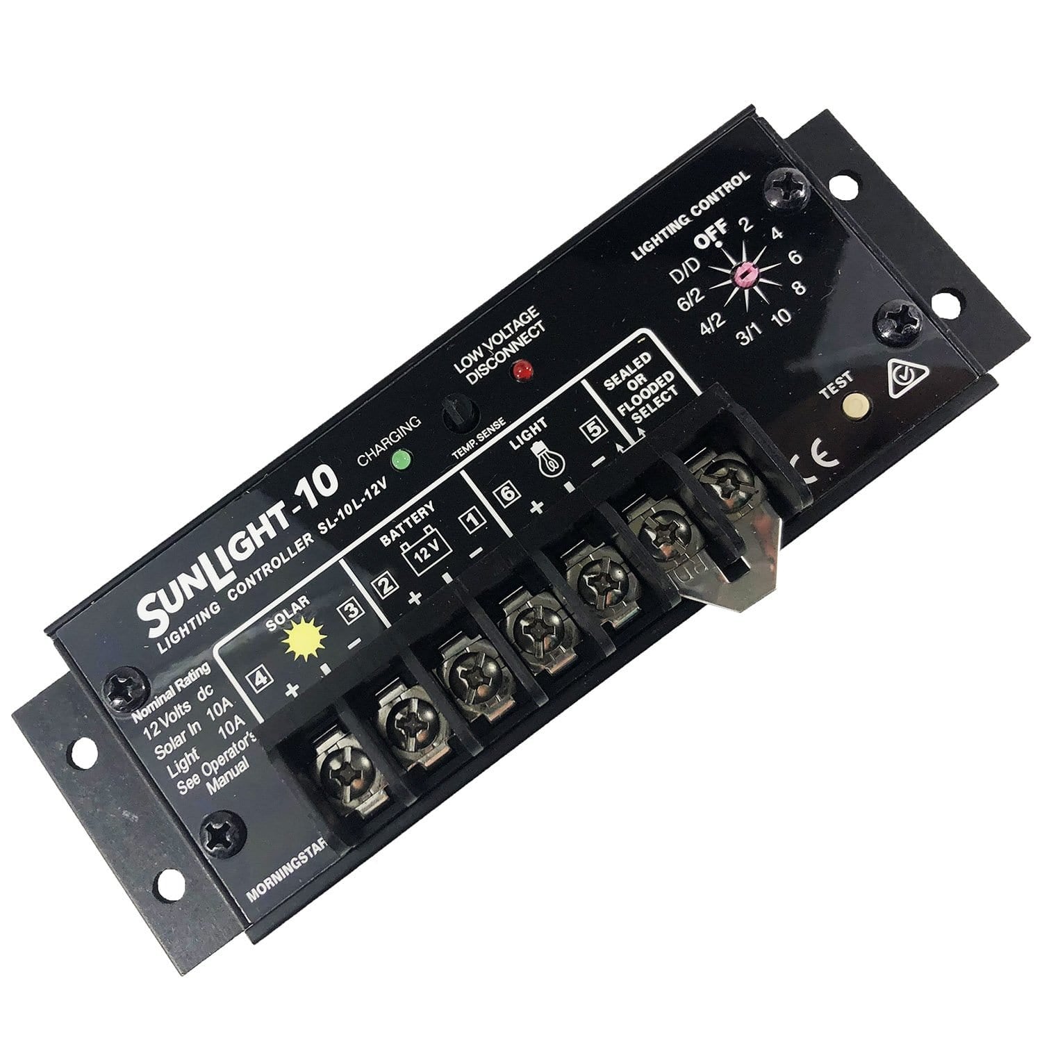 MorningStar SunLight SL-10L-12V 10 Amp 12 Volt Solar Lighting Controller