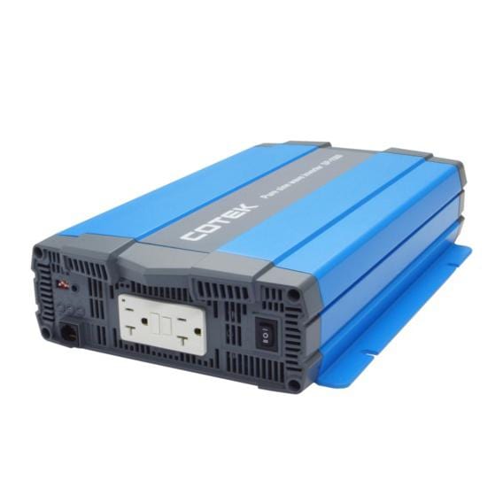 Cotek SP-1500-112 1500 Watt 12 Volt Pure Sine Inverter