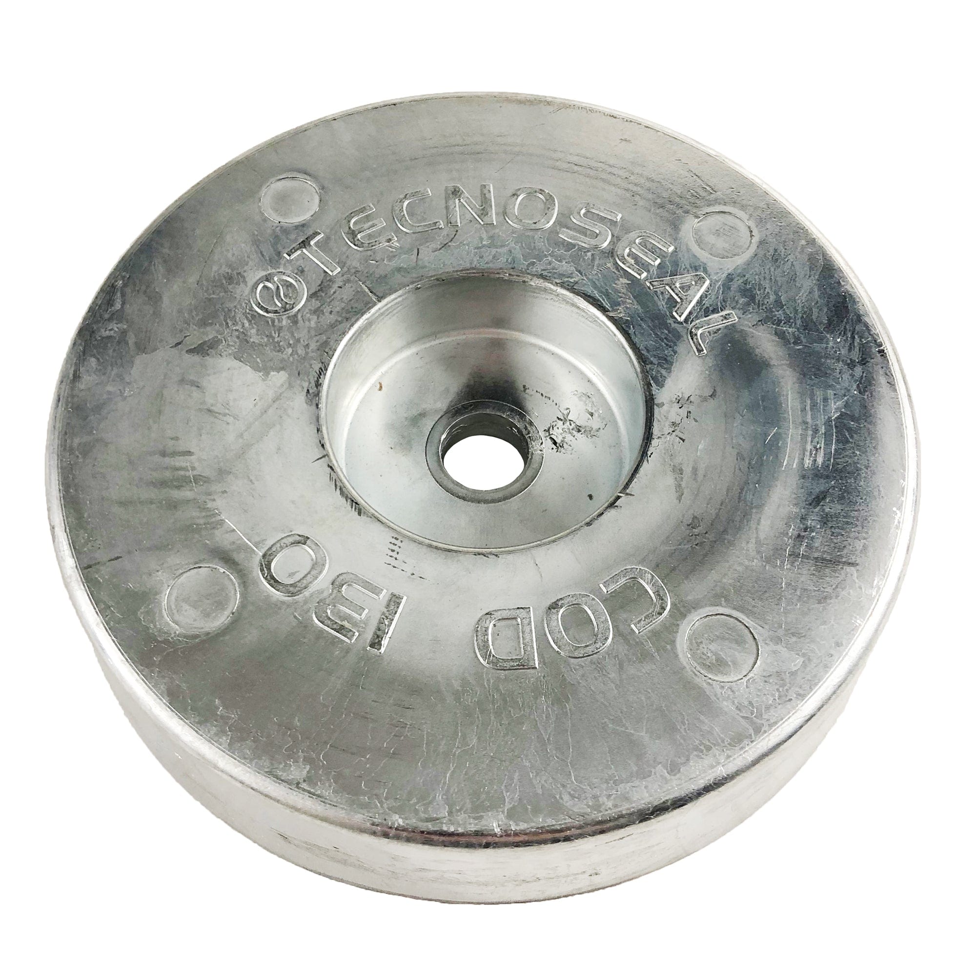 Tecnoseal 00130 5.12 x 1.18" Stern Disc Anode, Zinc