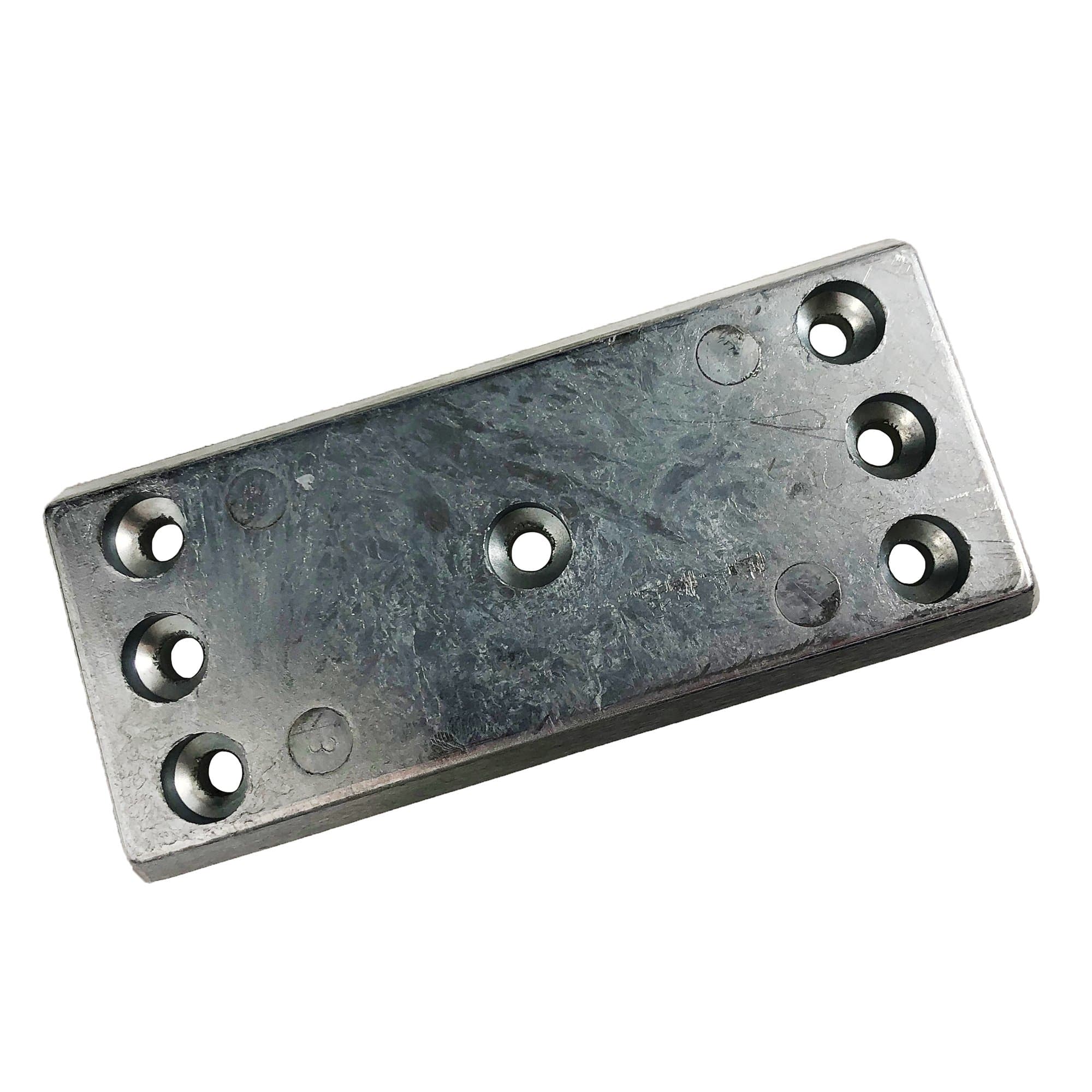 Tecnoseal TEC-30 A30 Zinc Hull Plate Anode 6.18" X 2.68" X .63"