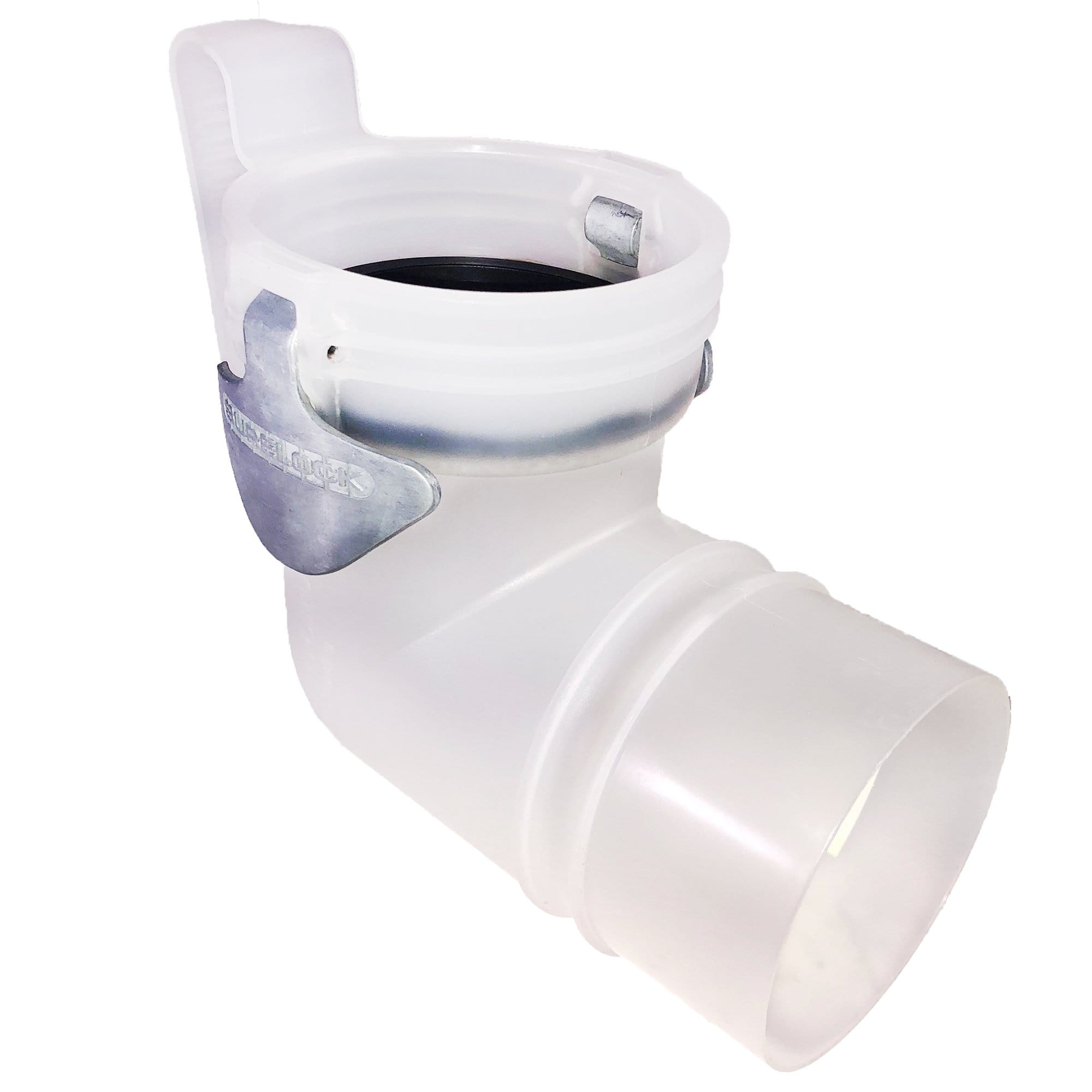 Thetford 17731 SmartDrain 90º Nozzle with Handle, Gray