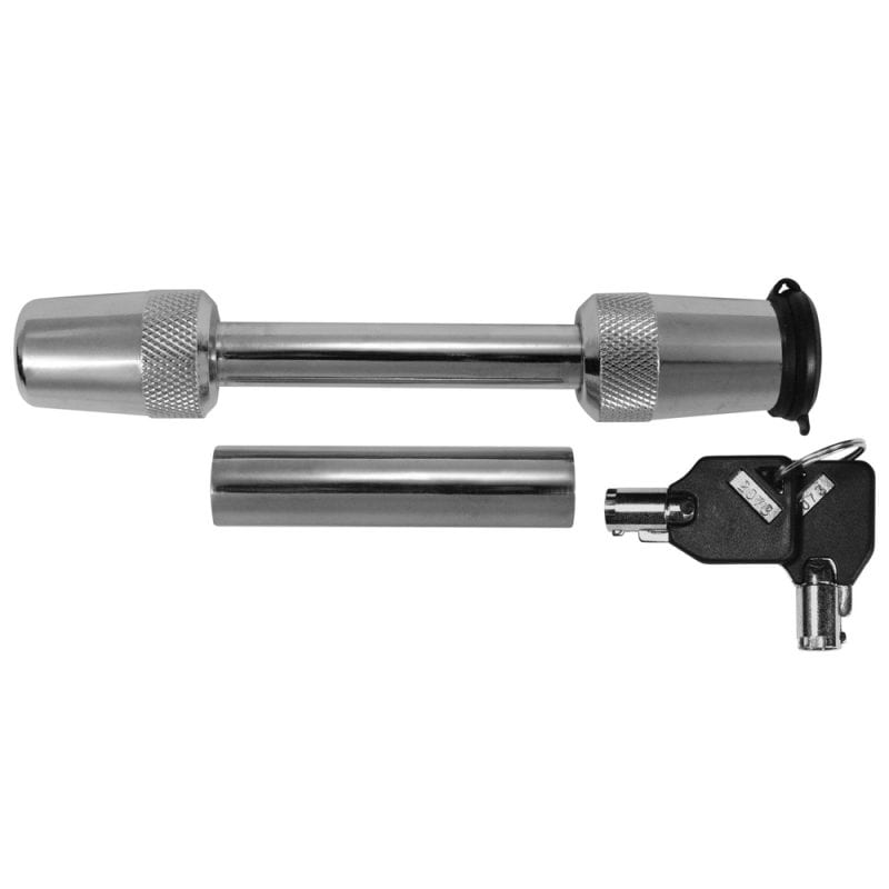 Trimax SXTS32 1/2" & 5/8" Universal Hitch Receiver Lock W/Stainless-Steel Sleeve