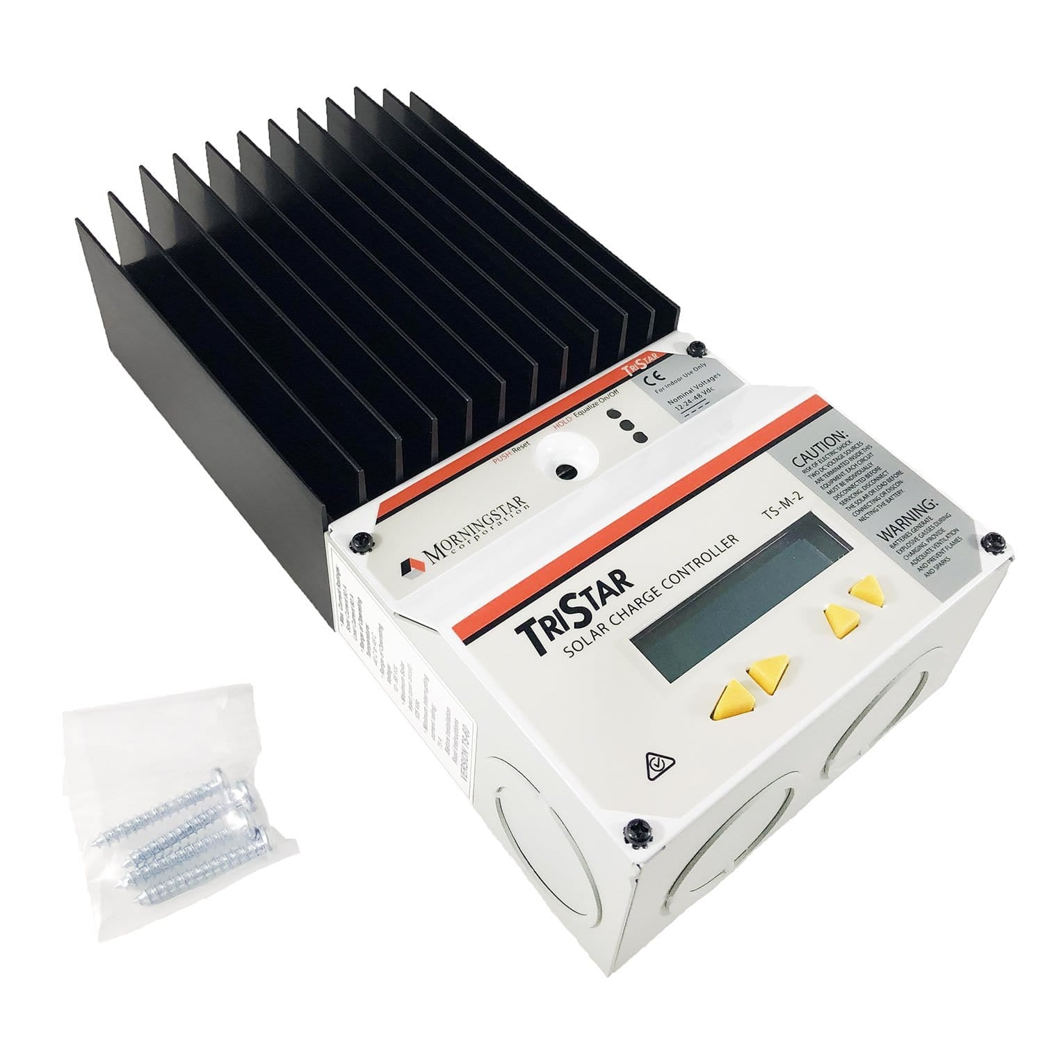 MorningStar TS-60M Tristar-60 Amp (12/ 24 Or 48v) With Meter Solar Charge Controller