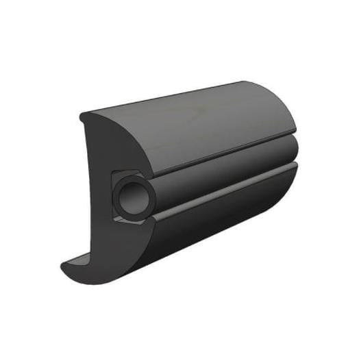 Taco V11-2423BKA70-1 1-7/8"x 1-1/16" Flexible Rub Rail 70'