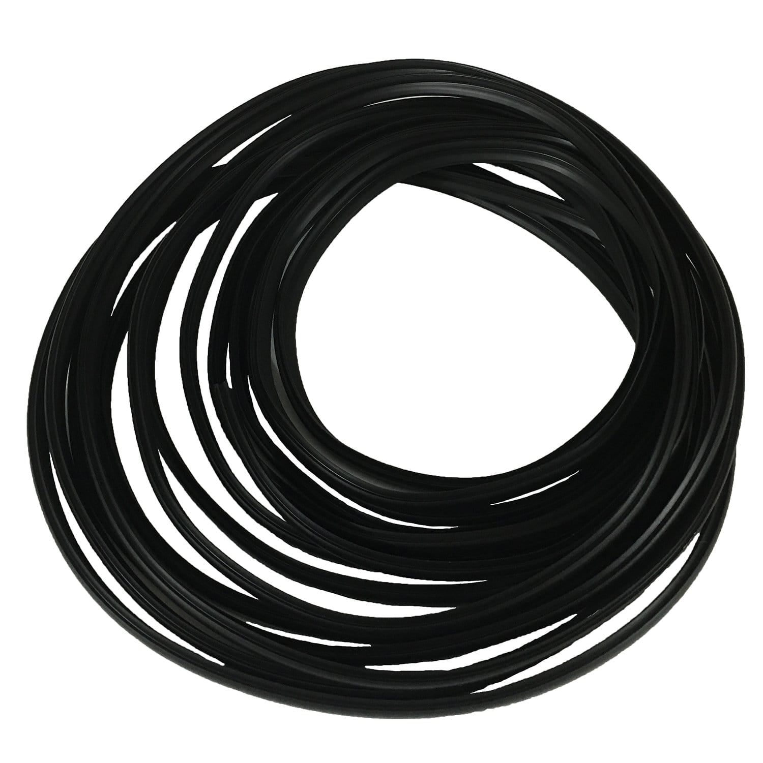 Taco Metals V12-4155BKA50-1 Black Rub Rail Insert 3/8"W x 3/4"H x 50'L