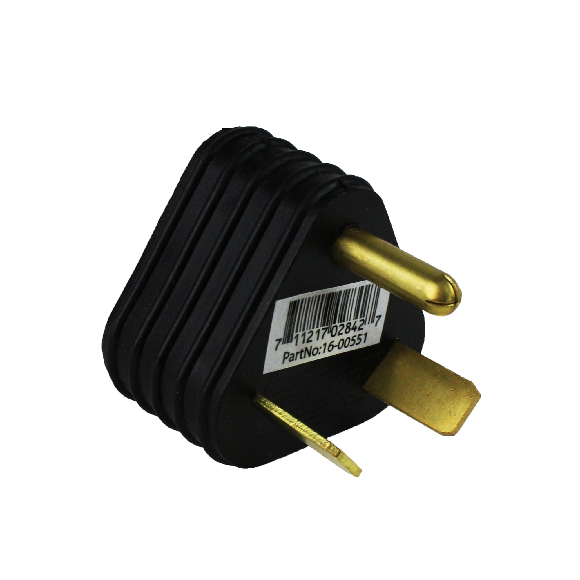 Voltec 16-00551 30A Male - 15A Female Triangular Park Adapter