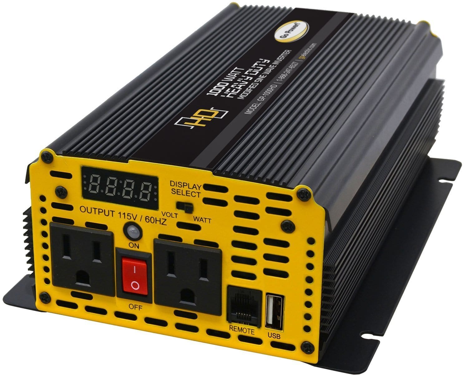 Go Power GP-1000HD 1000 Watt Heavy Duty Modified Sine Wave Inverter