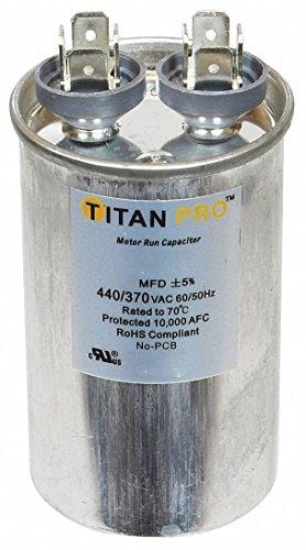Packard TRCF10 Titan Pro Round Run Capacitor 10 MFD 440/370 Volt