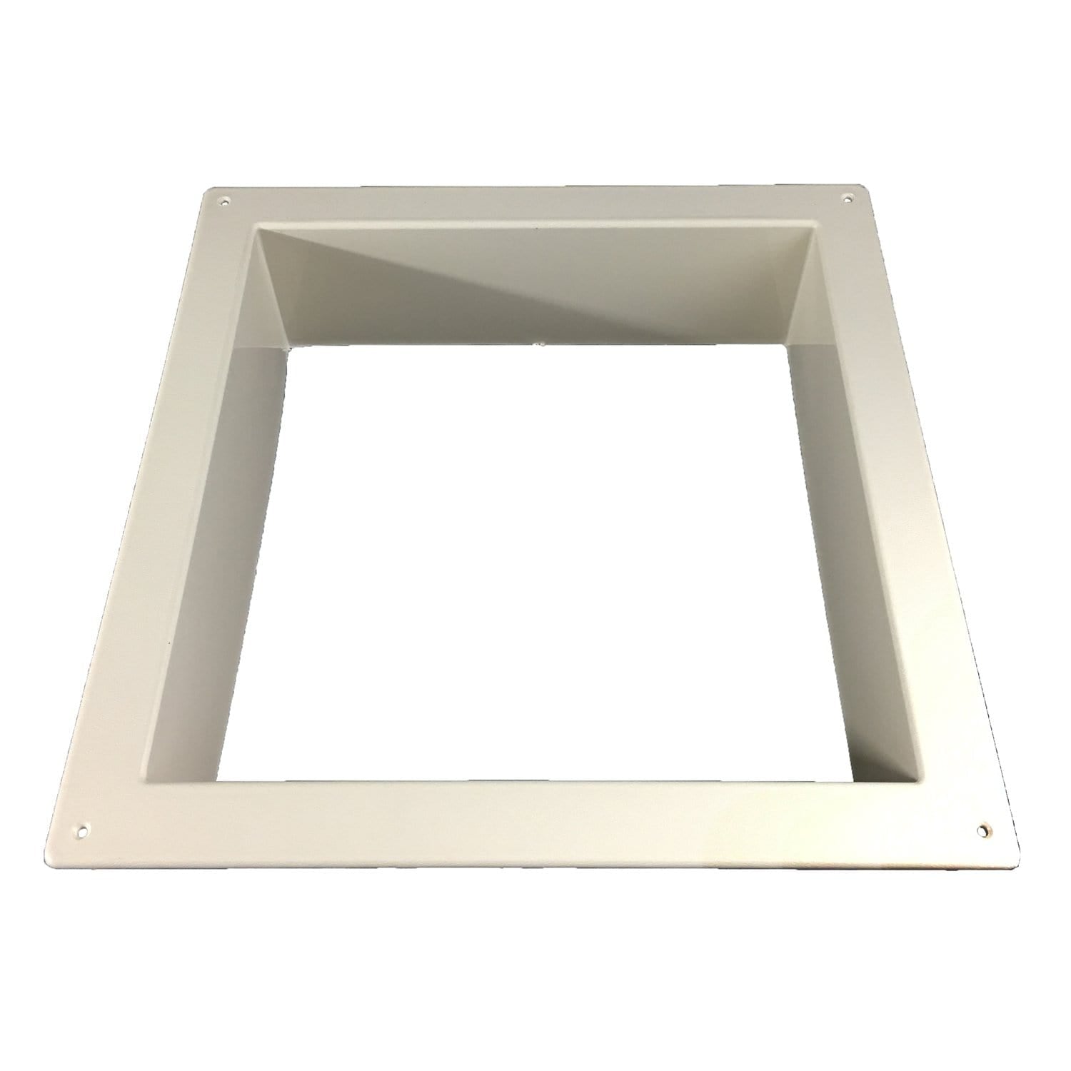 Fantastic Vent K2040-80 14-1/4" X 14-1/4" Roof Vent Garnish, Off White