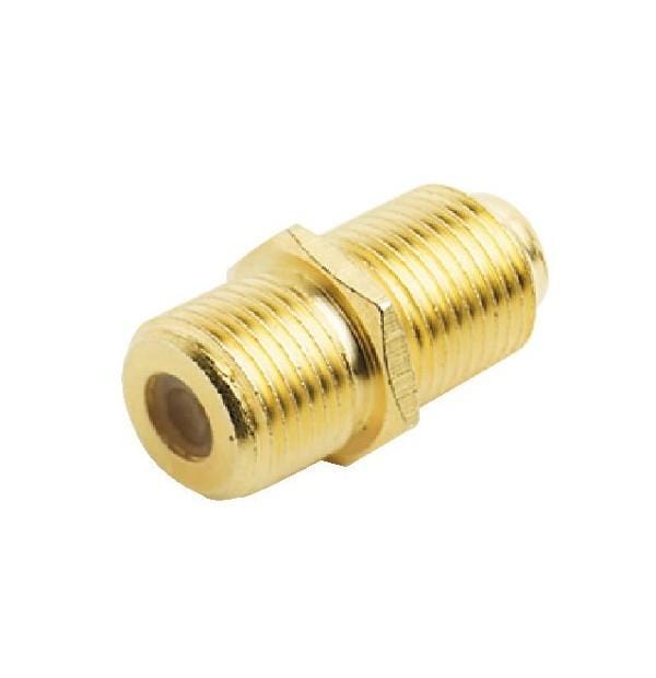 Glomex RA163 Gold Female F Barrel Connector