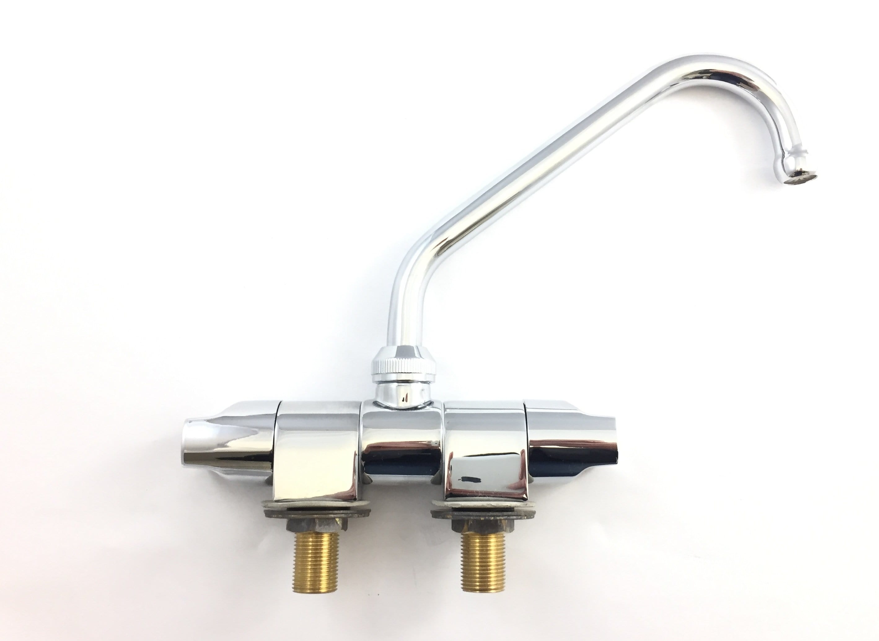 Attwood Whale TB4112 Fold Down Chrome Mixer Faucet Hot and Cold Water