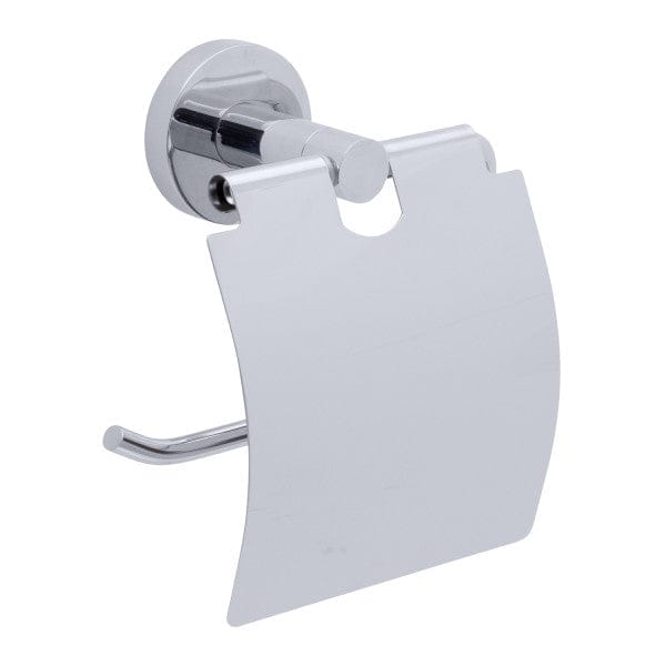 Elina- Single Post T.P. Holder w/Lid (Chrome) Ambassador Marine 130-1901-CP