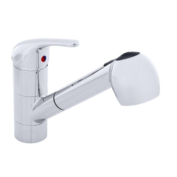 Universal/Pacifica- Pull-Out Galley Faucet w/6' SS Hose (Chrome) Ambassador Marine 132-0031-CP