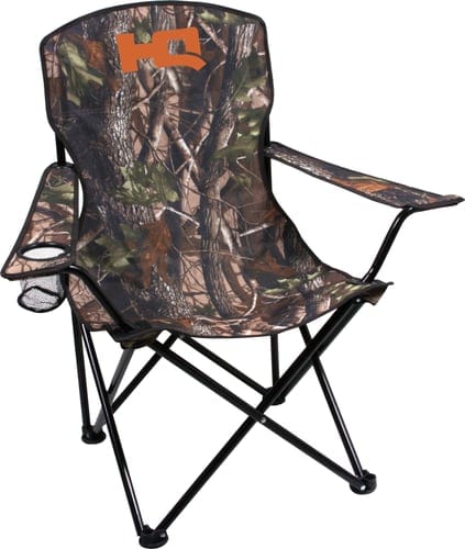 HQ Outfitters Folding Chair w/ Carry Bag Camo 19mm Frame - DS-2002AHA