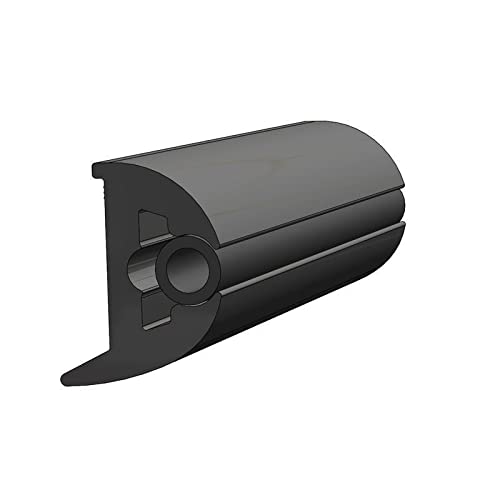 Taco Marine Flexible Rub Rail Kit, Black  50’ V11-3426BKA50-1