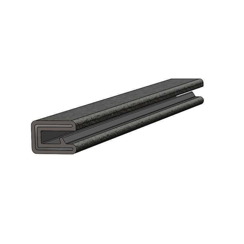 Taco trim 5/32x9/16" Black B3 Pebble 250’ V30-1005B250