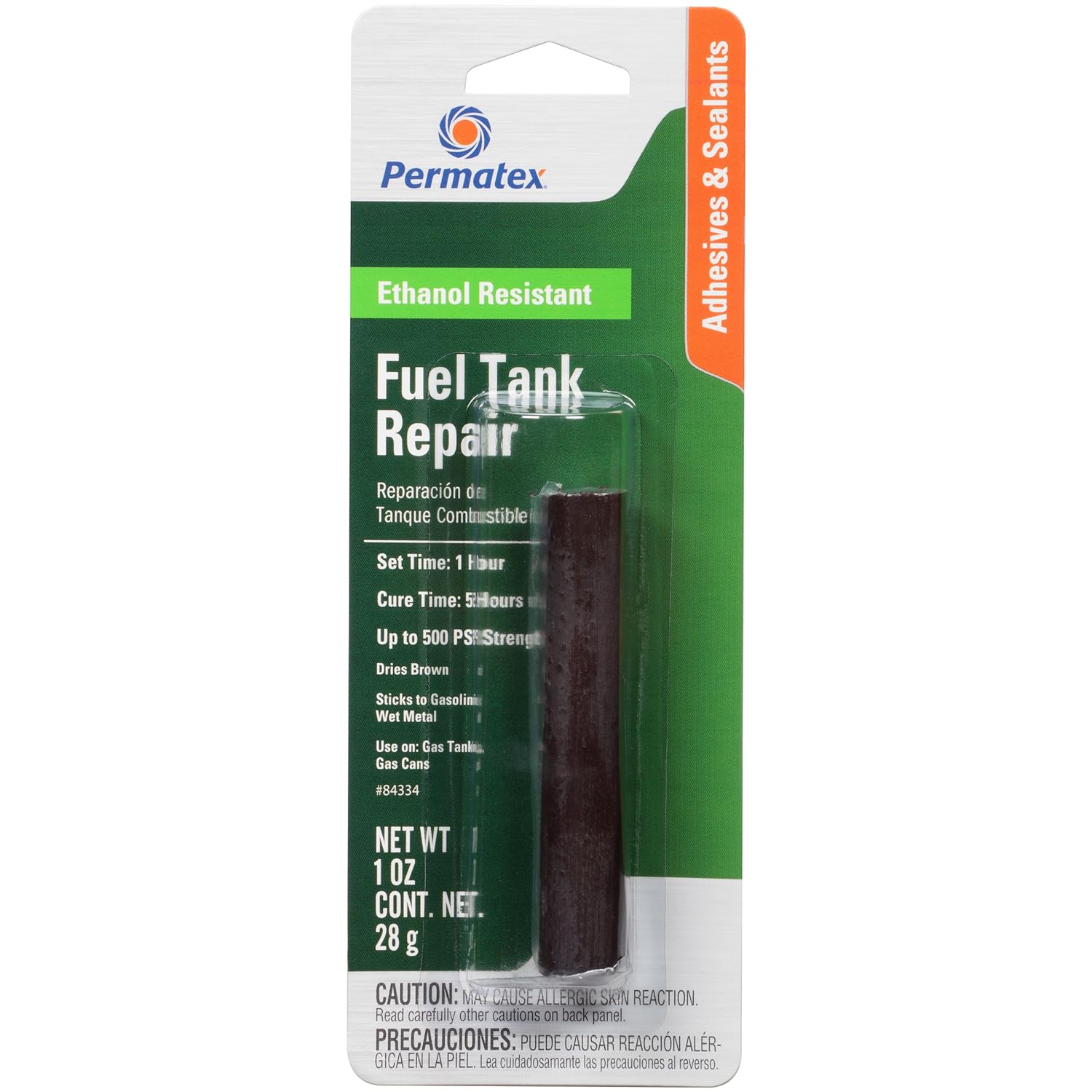 Fuel Tank Repair Epoxy Stick - 1 oz., Black - Permatex 84334