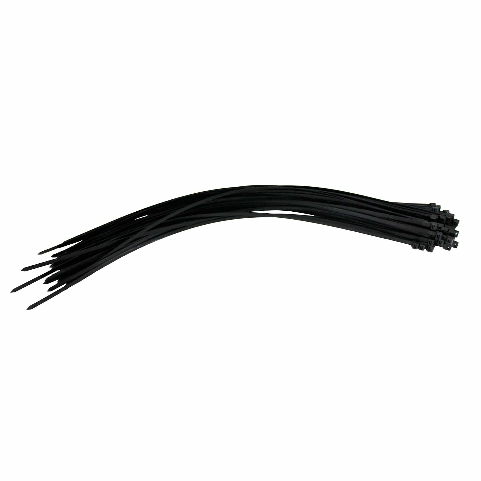 American Air Components XCT36BL Cable Tie - UL - Black - 36" 175 lb 50 - Pack (CT36BL)