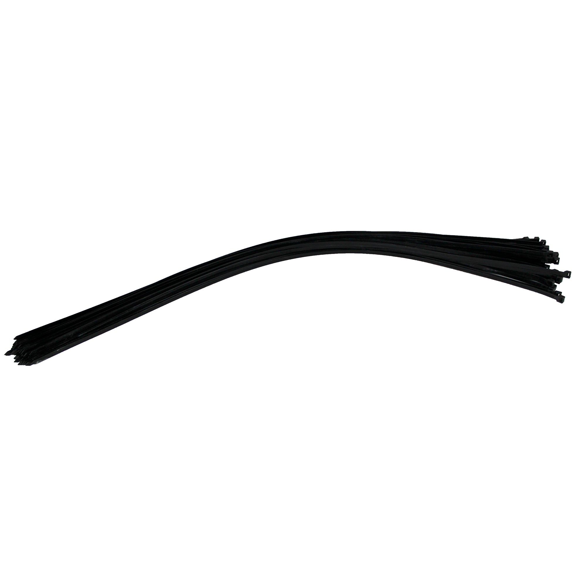 American Air Components XCT48BL Cable Tie - UL - Black - 48" 175 lb 50 - Pack (CT48BL)