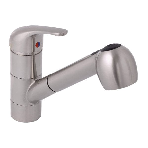 Universal/Pacifica- Pull-Out Galley Faucet w/6' SS Hose (Brushed Nickel) Ambassador Marine AMBM-132-0031-NP