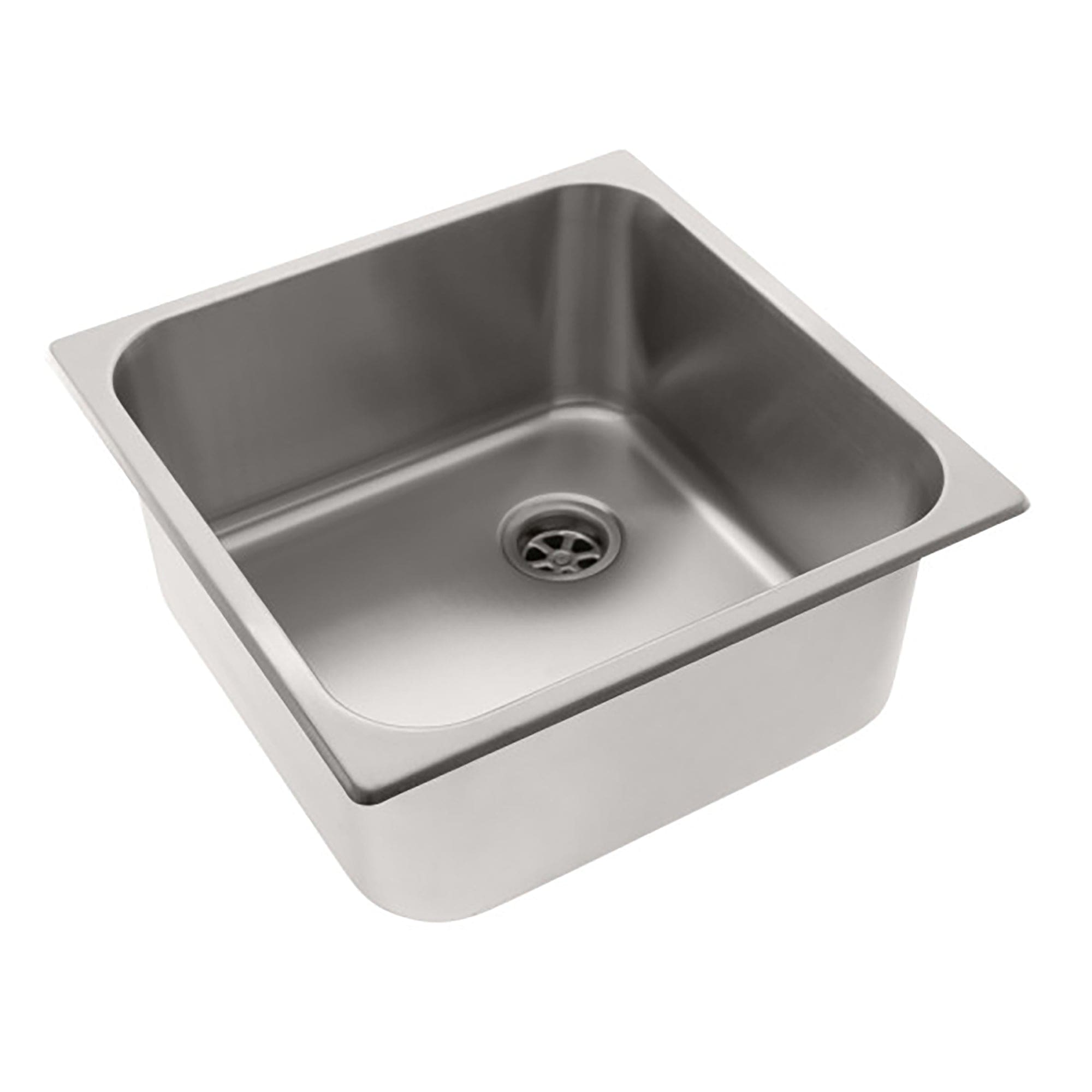 SS Rectangle Sink (Brushed Finish), 2" Drain, SoundKOTE Ambassador Marine S44-4614-BR-R