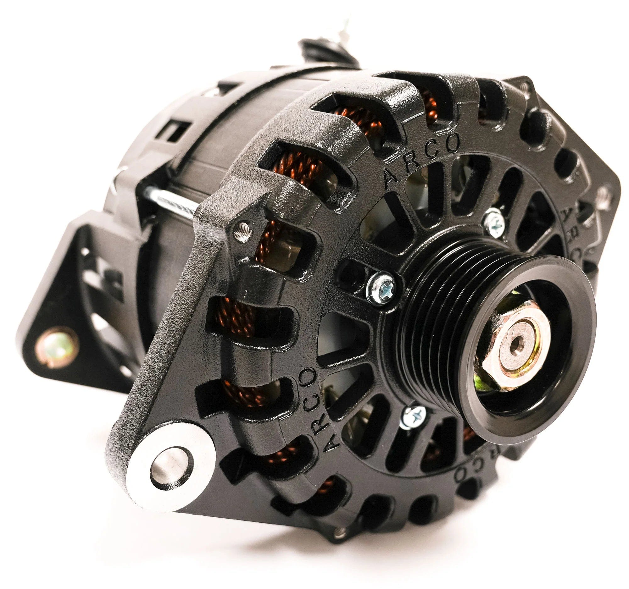 ARCO Marine Zeus High Output Internal or Externl Alternator A275L Vortec with Regulator - A275L-12-VT-IE-49K6