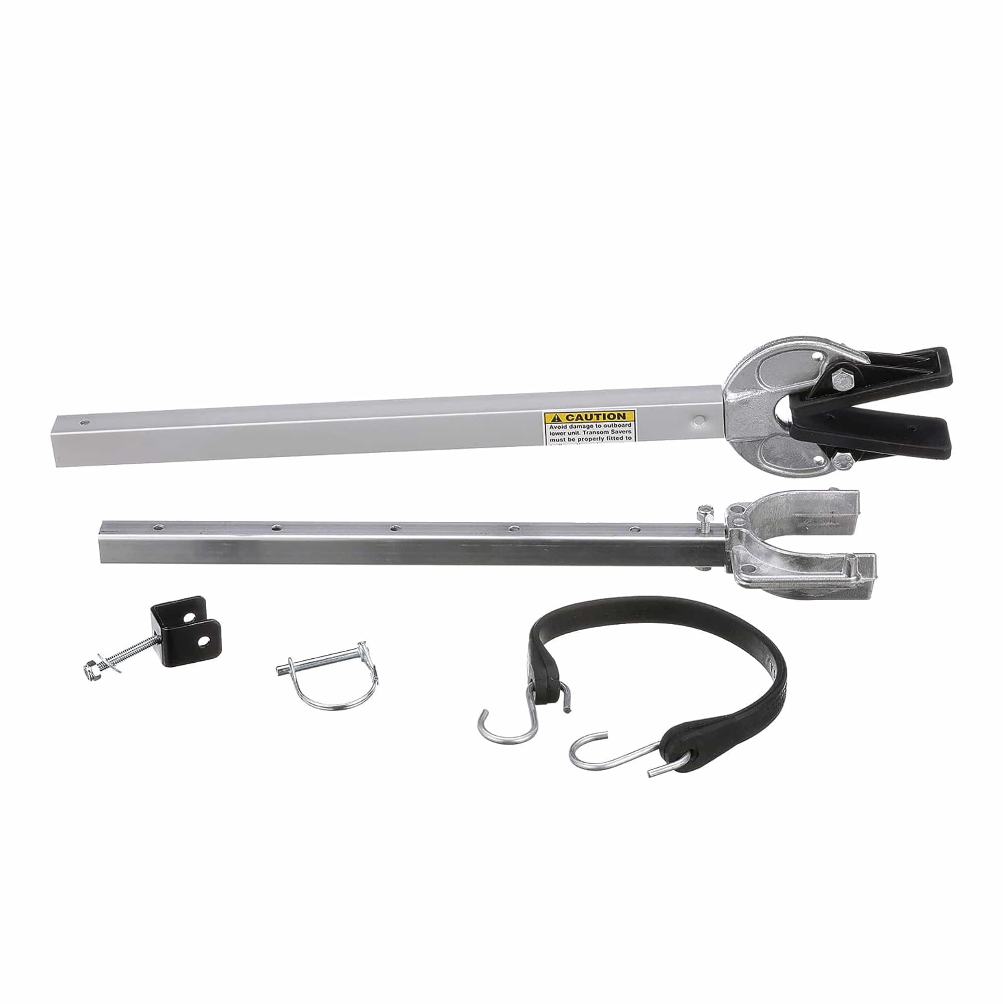 Adjustable Transom Saver, 23 to 35 Inches, Composite Head Holds Engine, Roller and Trailer Mounts - Attwood SP-400-RB