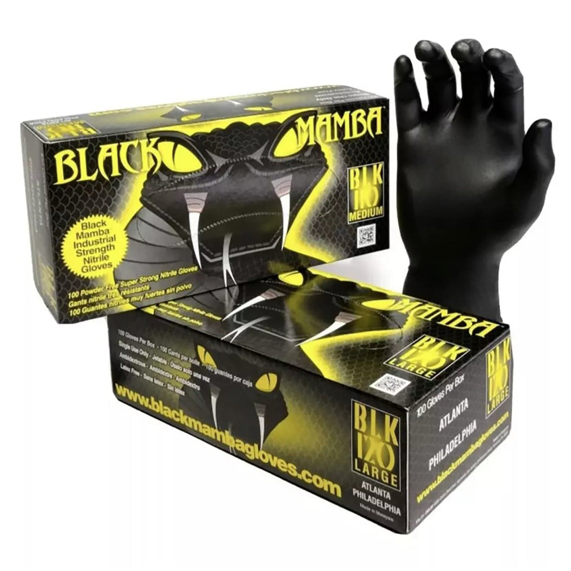 SNAKE SKIN Grip Mamba Nitrile 8.0 mil med. BSS-110