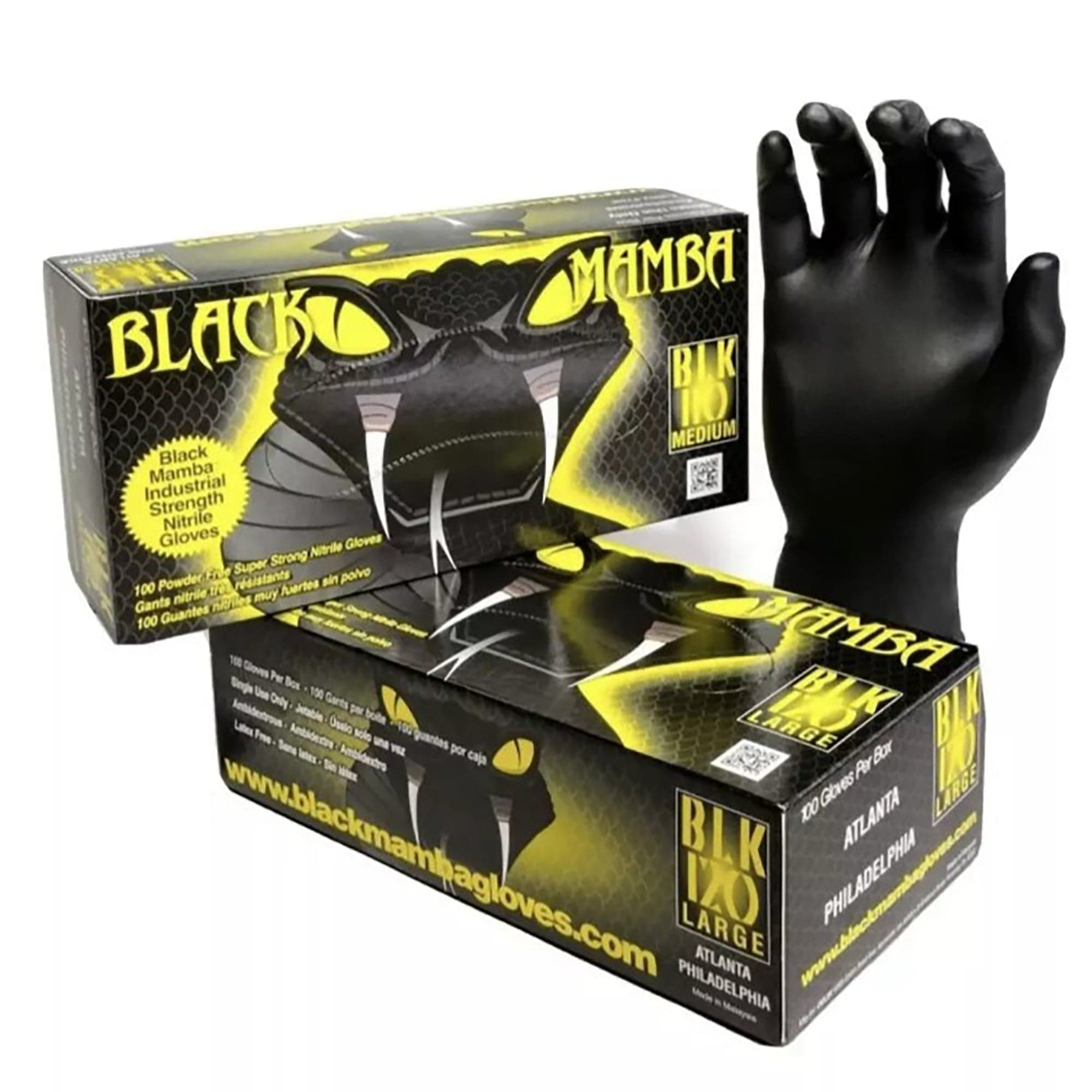 SNAKE SKIN Grip Mamba Nitrile 8.0 mil , XL BSS-130