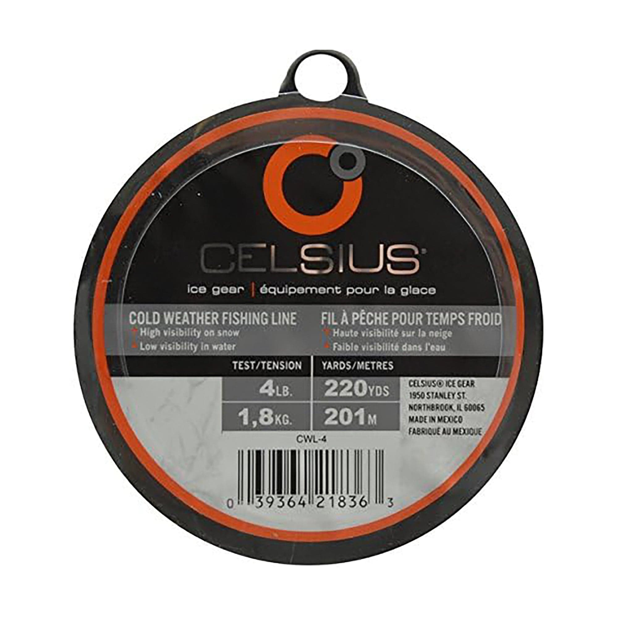 Cold Weather Line 220 Yards 4 Lbs CWL-4 Celsius