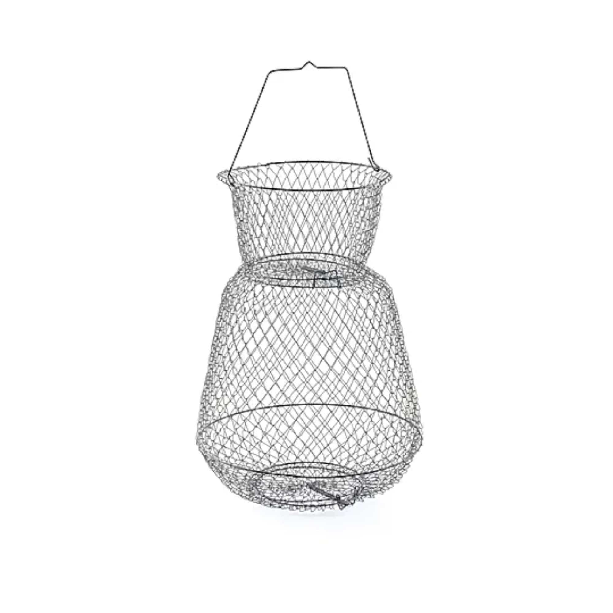 14" X 25" Trap Door Wire Fish Basket Collapsible Danielson W8