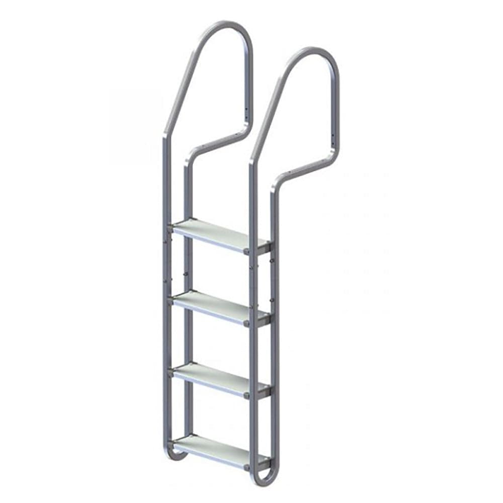 Aluminum c/w Quick Release Dock Ladder, 4 Step - Dock Edge DE2004F