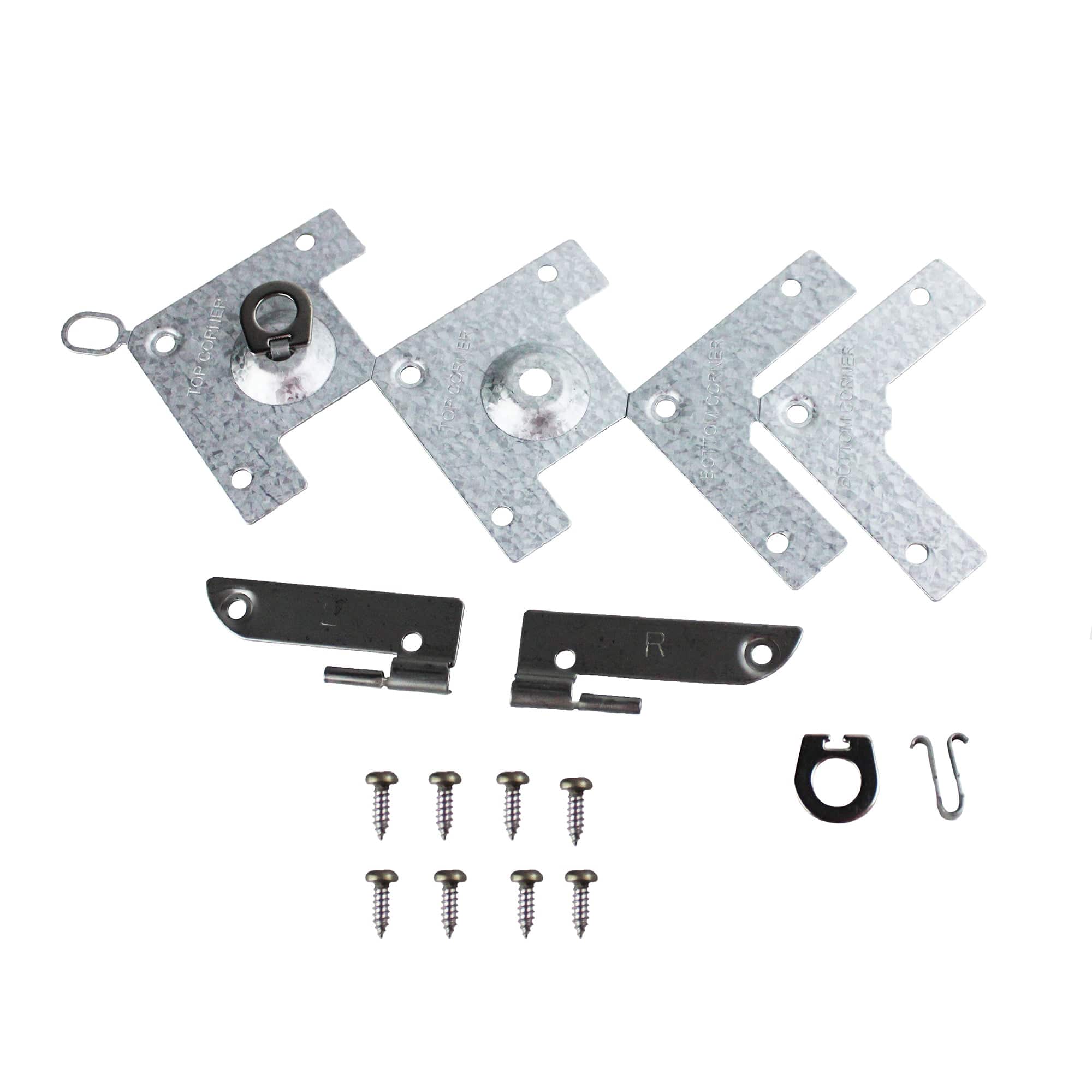 Dometic 94951 Water Heater Wide Double Latch Door Kit 6 Gallon Black
