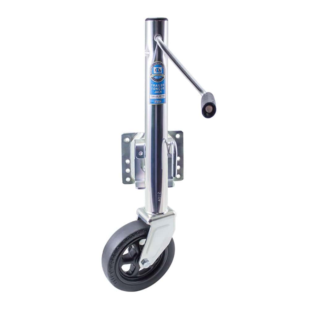 Dutton-Lainson 22800 Swivel Tongue Jack With 8" Slotted Wheel - Model 6850, 1500 Lb.