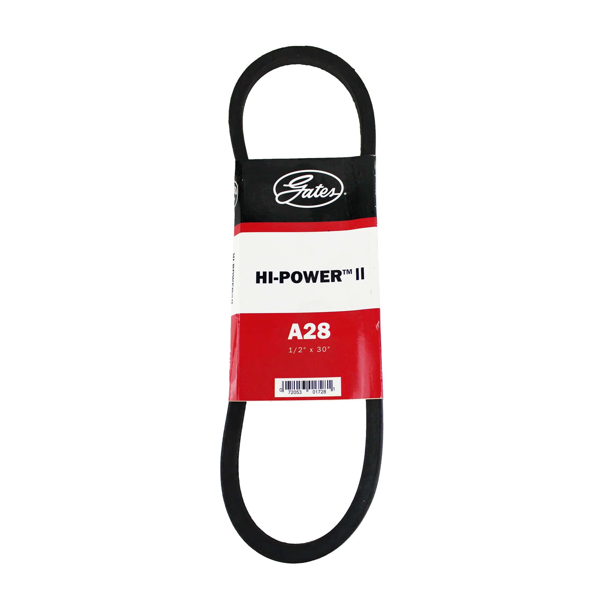 Gates A28 Hi Power II Classic A Section V Belt - 1/2" x 30"