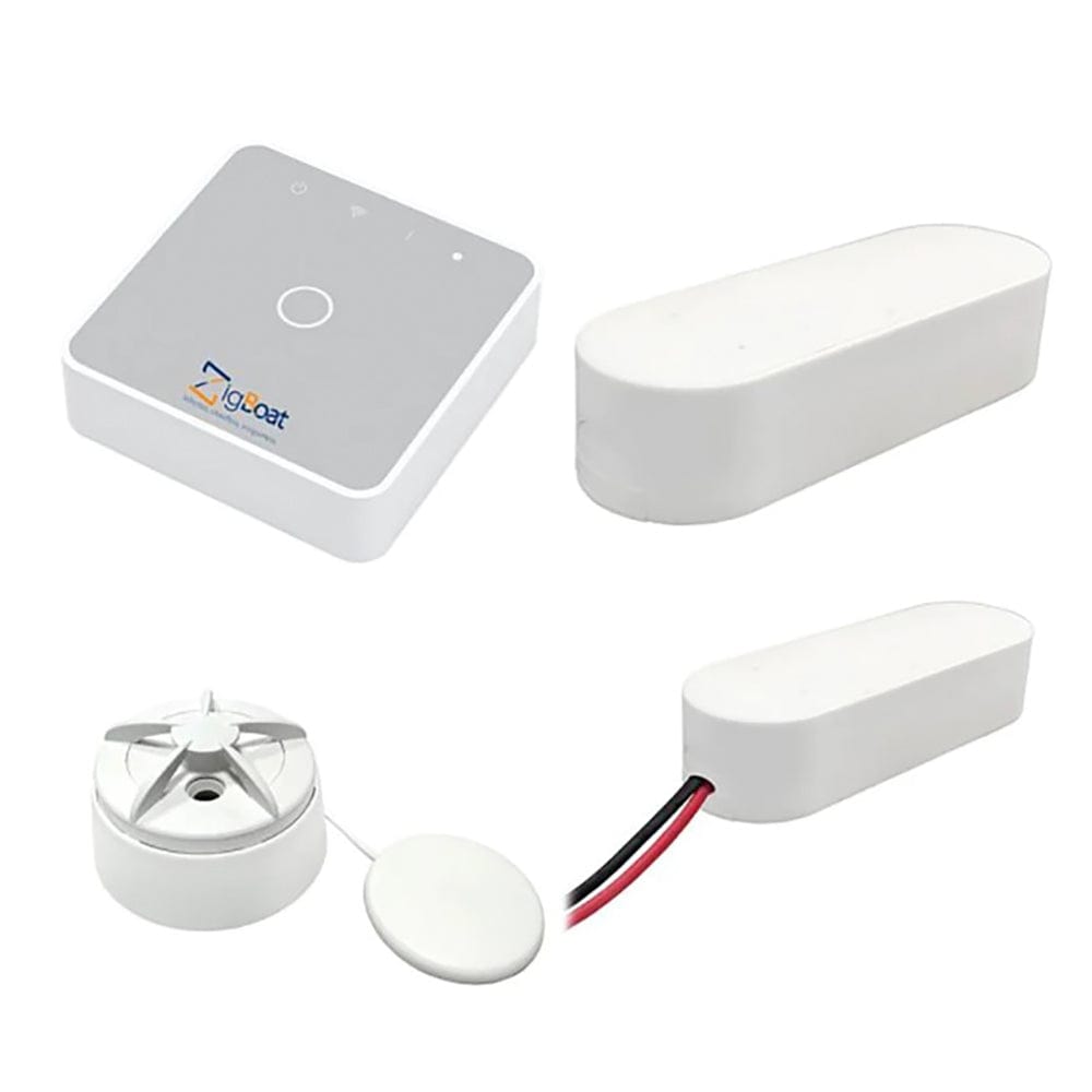 Glomex ZB101PRO ZigBoat Wireless Remote Control PRO Starter Kit System w/Gateway, Battery, Flood Door / Porthole Sensor