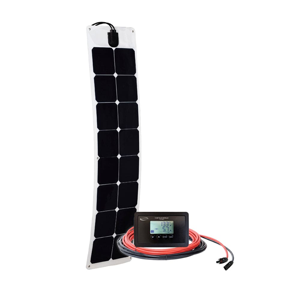 Go Power GP-FLEX-55 W/2.88A Solar Kit w / 10A Digital Controller