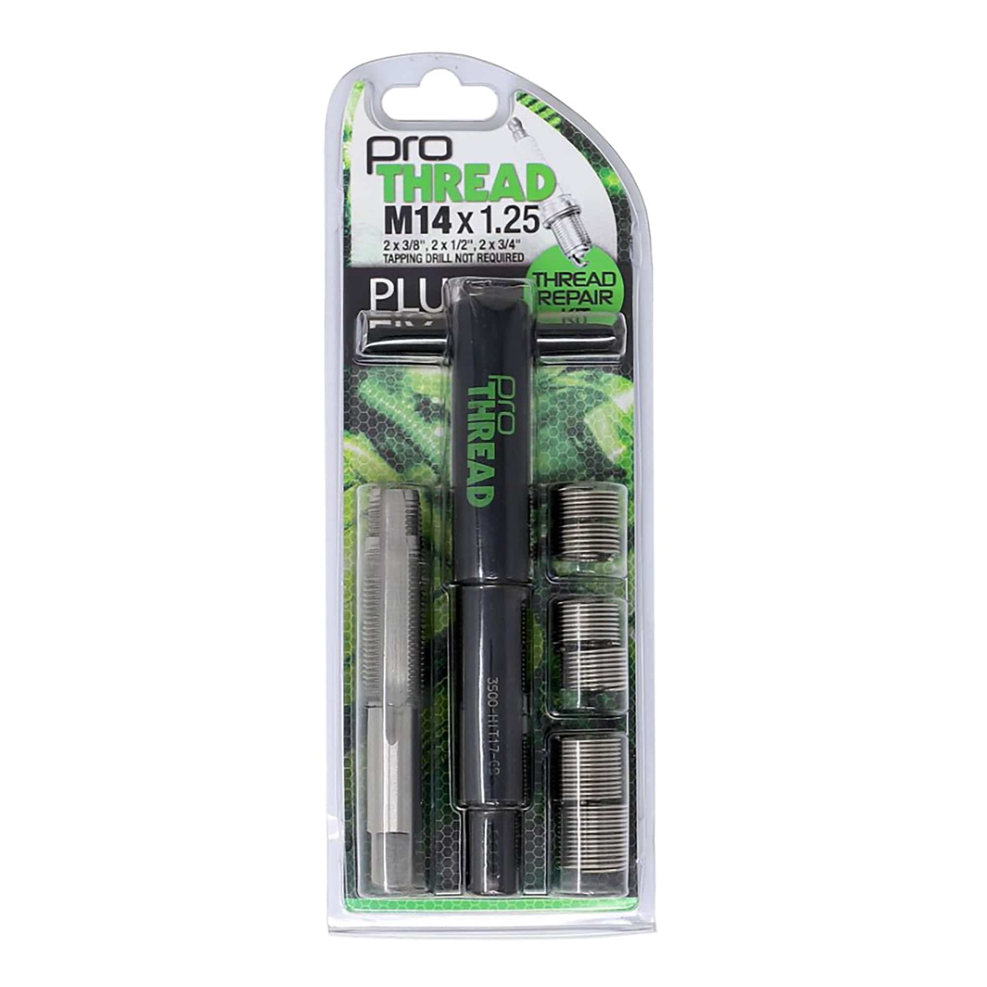 ProThread 14mm Spark Plug Repair Kit Non-Tapered Seat CTA Tools 38149