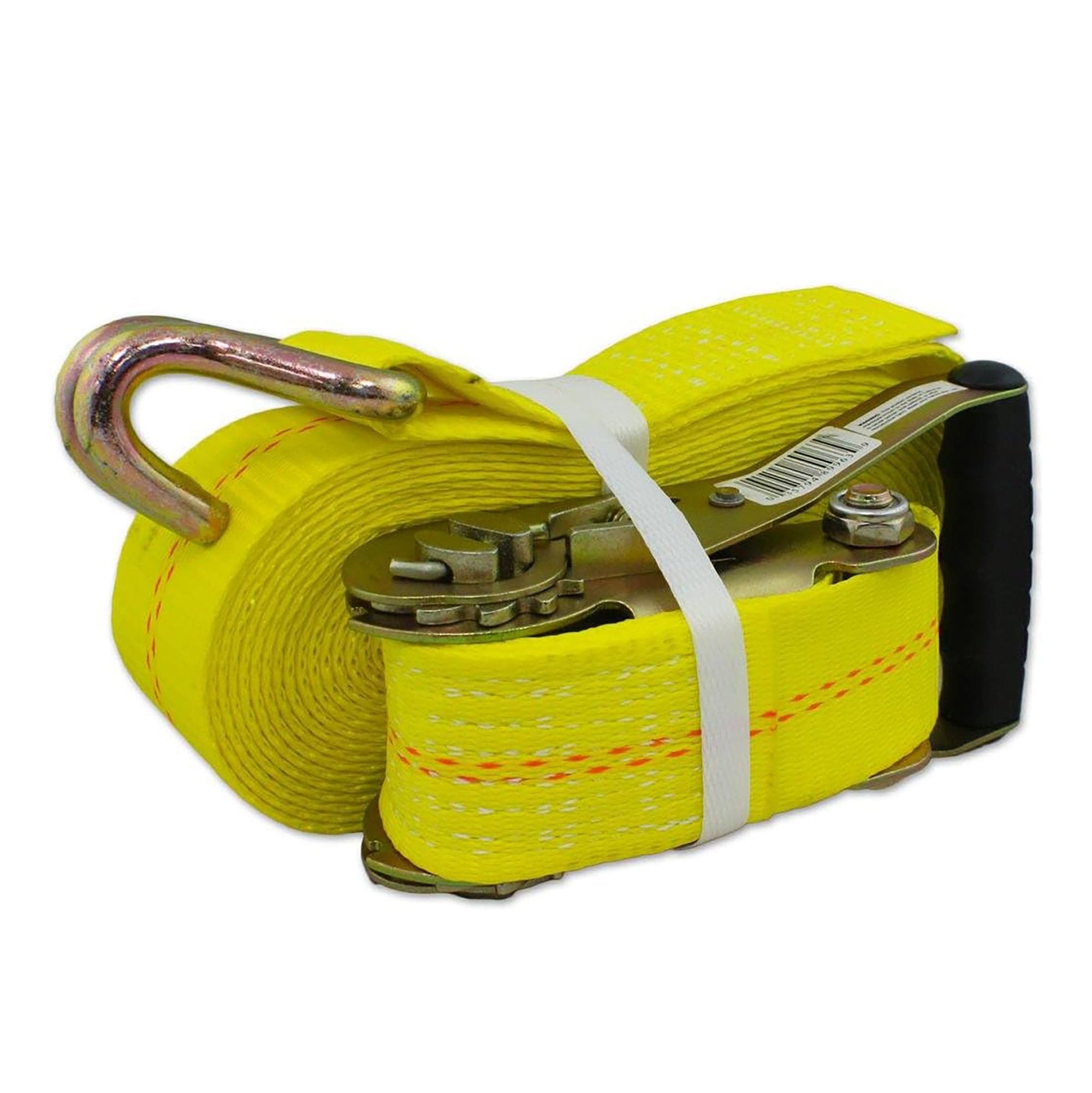 2"X27' 10k lbs J Hook Ratchet Tie Down Straps Cargo Loc 89963