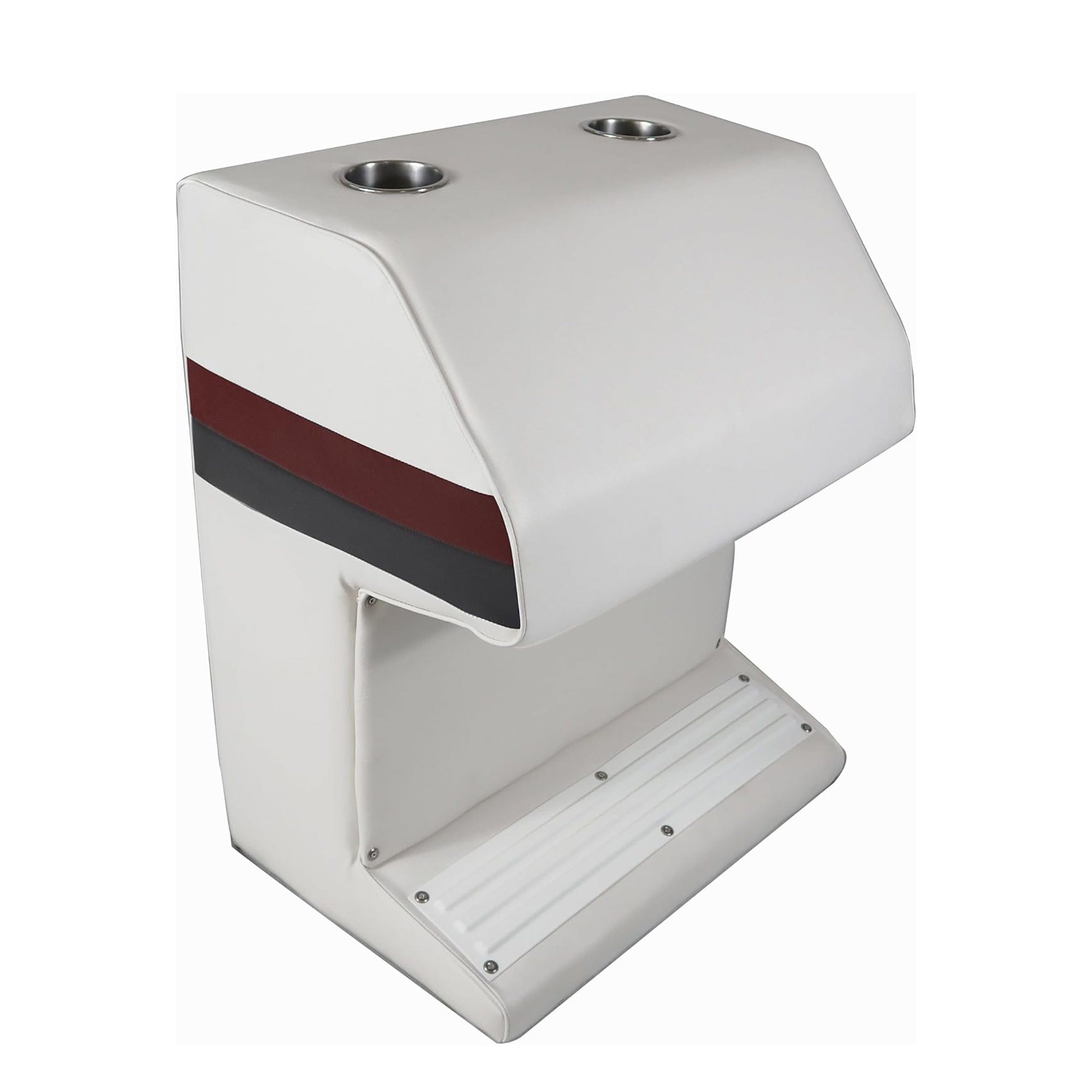 Horizon Mfg. Premium Series Pontoon Captain, Steering Stand White/Red/Charcoal 3005-AAEC