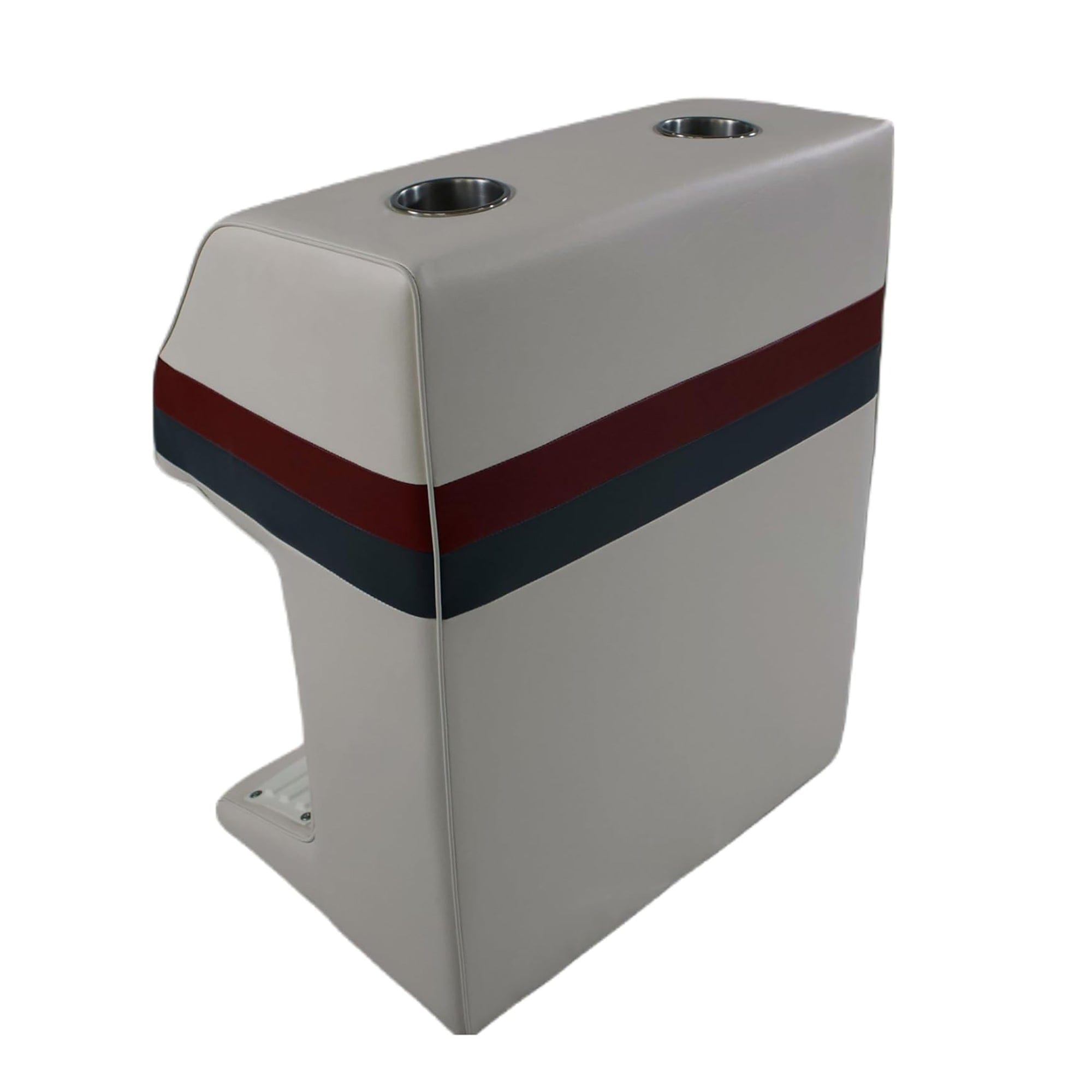 Horizon Mfg. Premium Series Pontoon Captain, Steering Stand White/Red/Charcoal 3005-AAEC