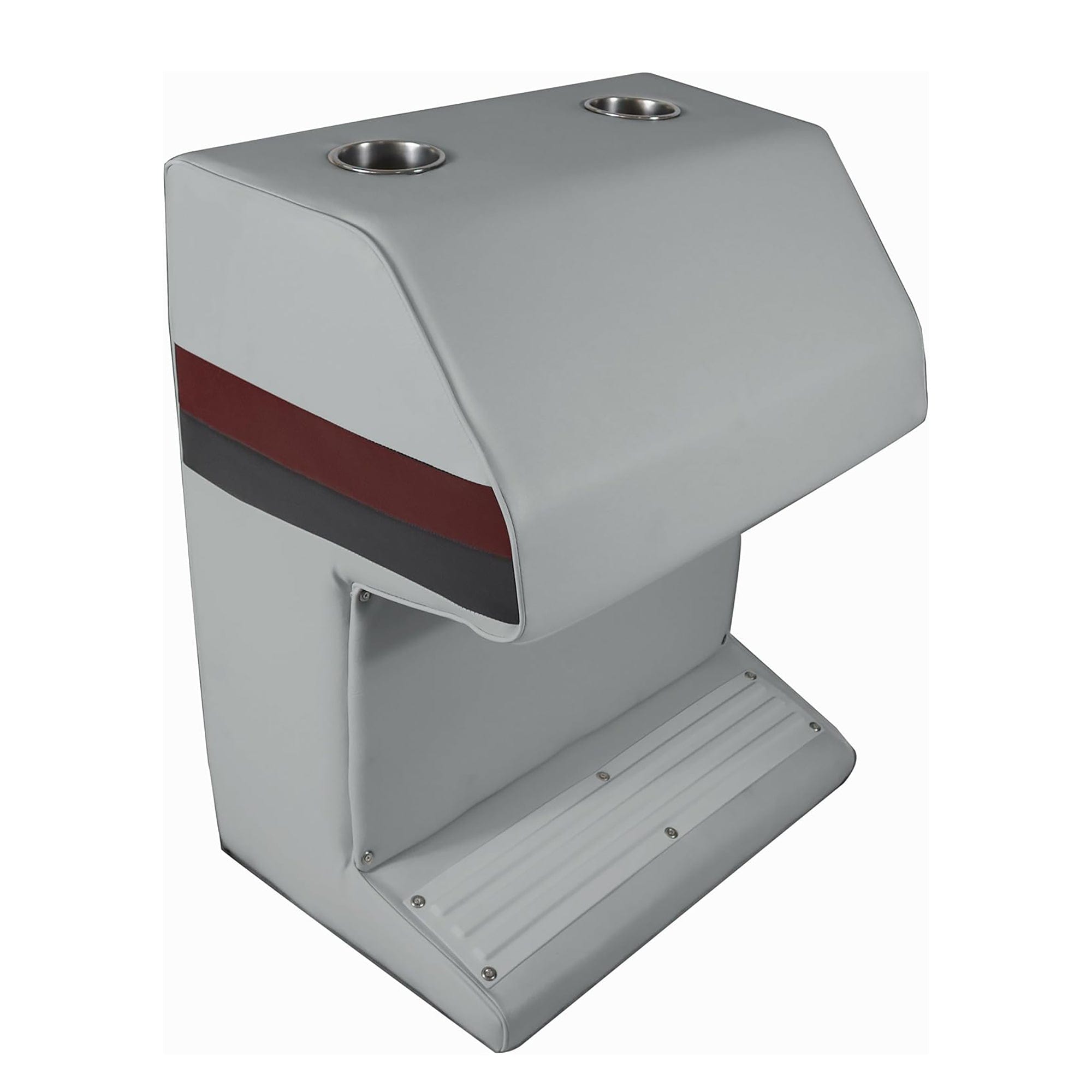 Horizon Mfg. Premium Series Pontoon Captain, Steering Stand Gray/Red/Charcoal 3005-ABEC