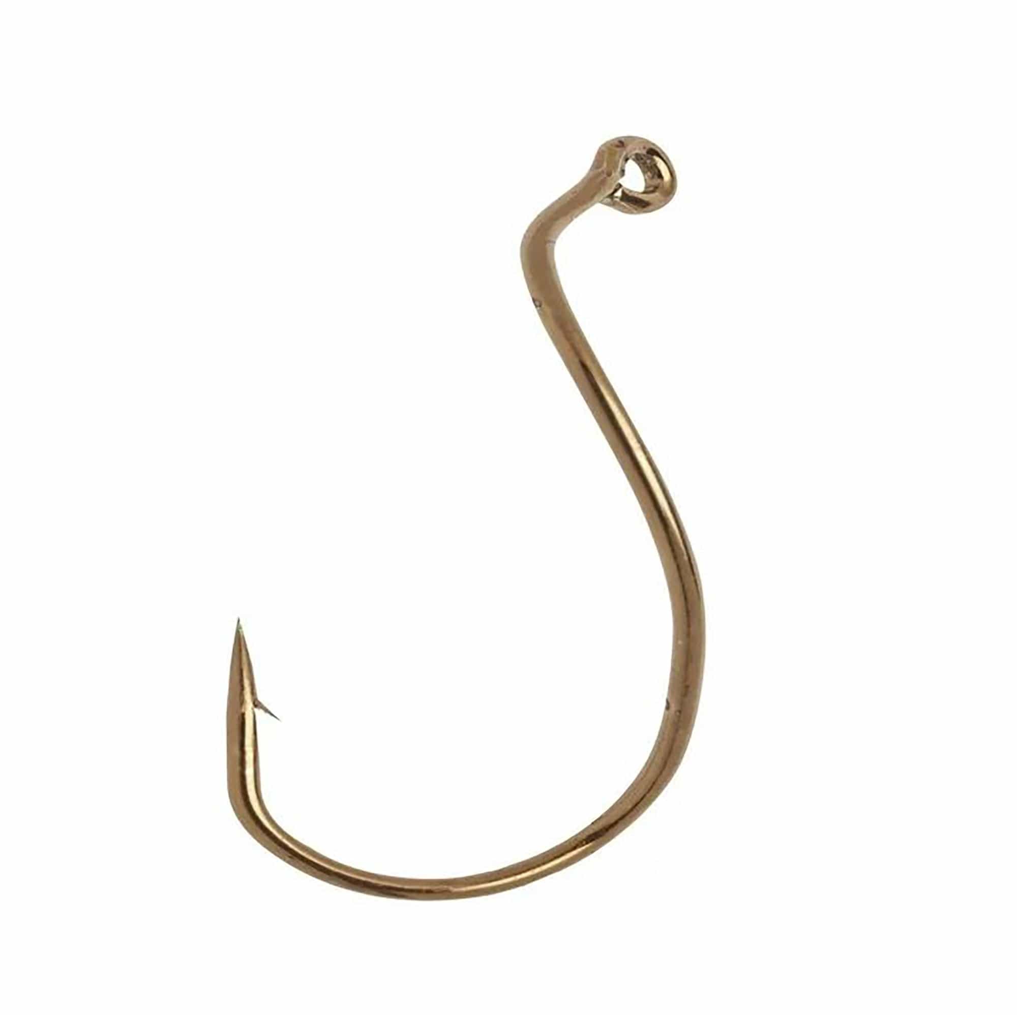 Matzuo 900022-1/0 Rip-N Roll Hook, Bronze, 1/0 | Pack of 25
