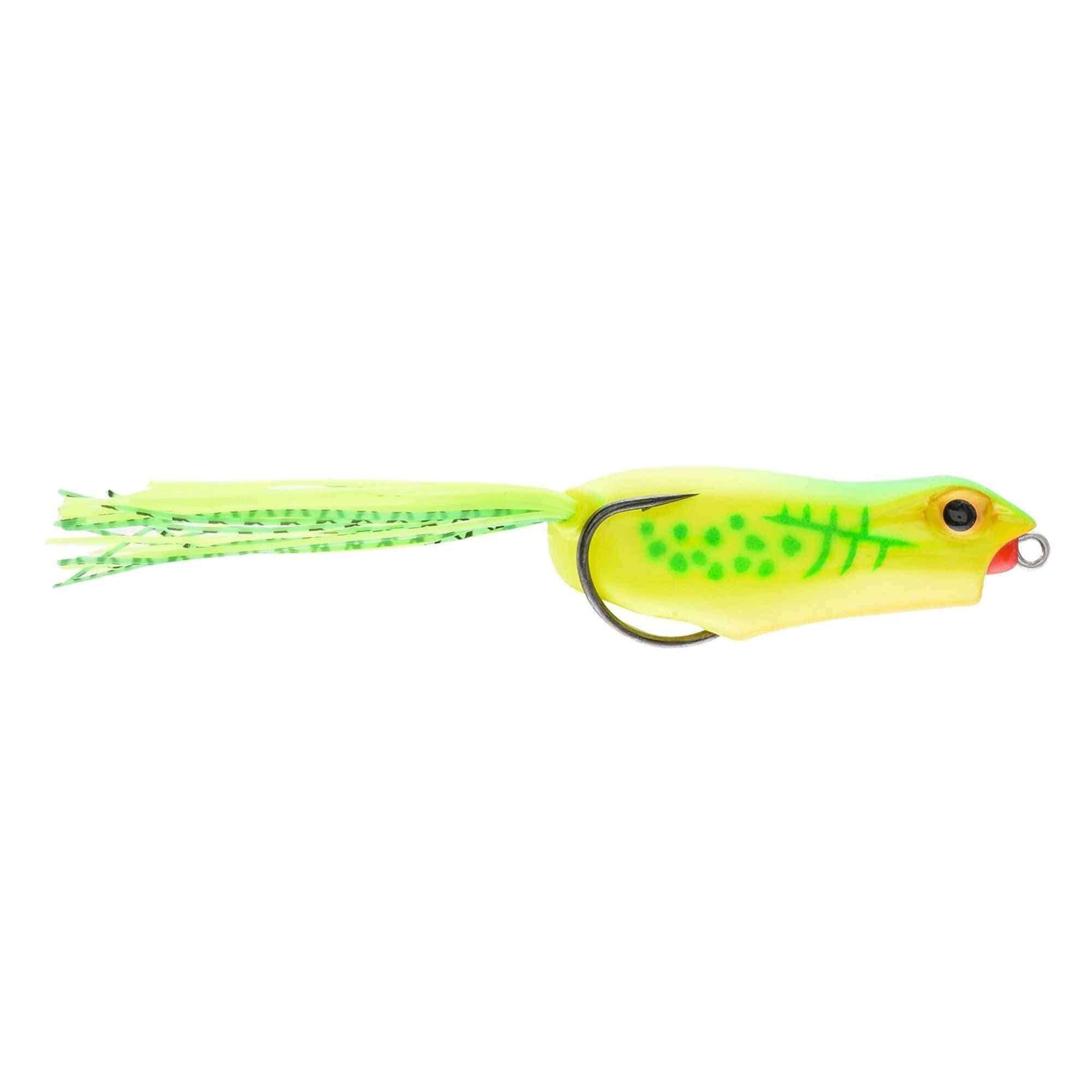 Matzuo MZCFNV2-BNE 2" Kroak Frog Lure, Banana/Lime