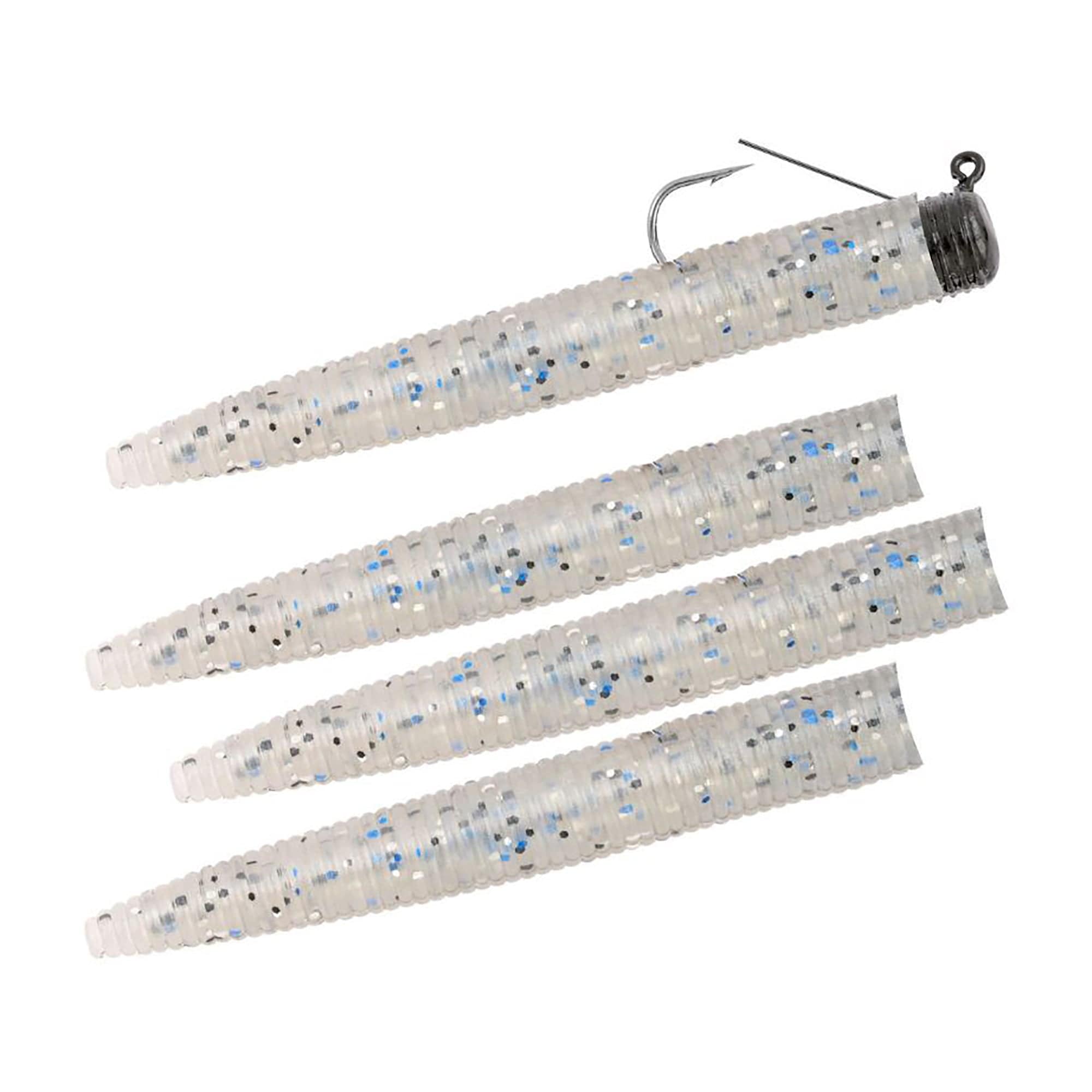 1/8 Weedless Ned Rig, Smoke, 4 Pack - Matzuo MZMFW18-SM