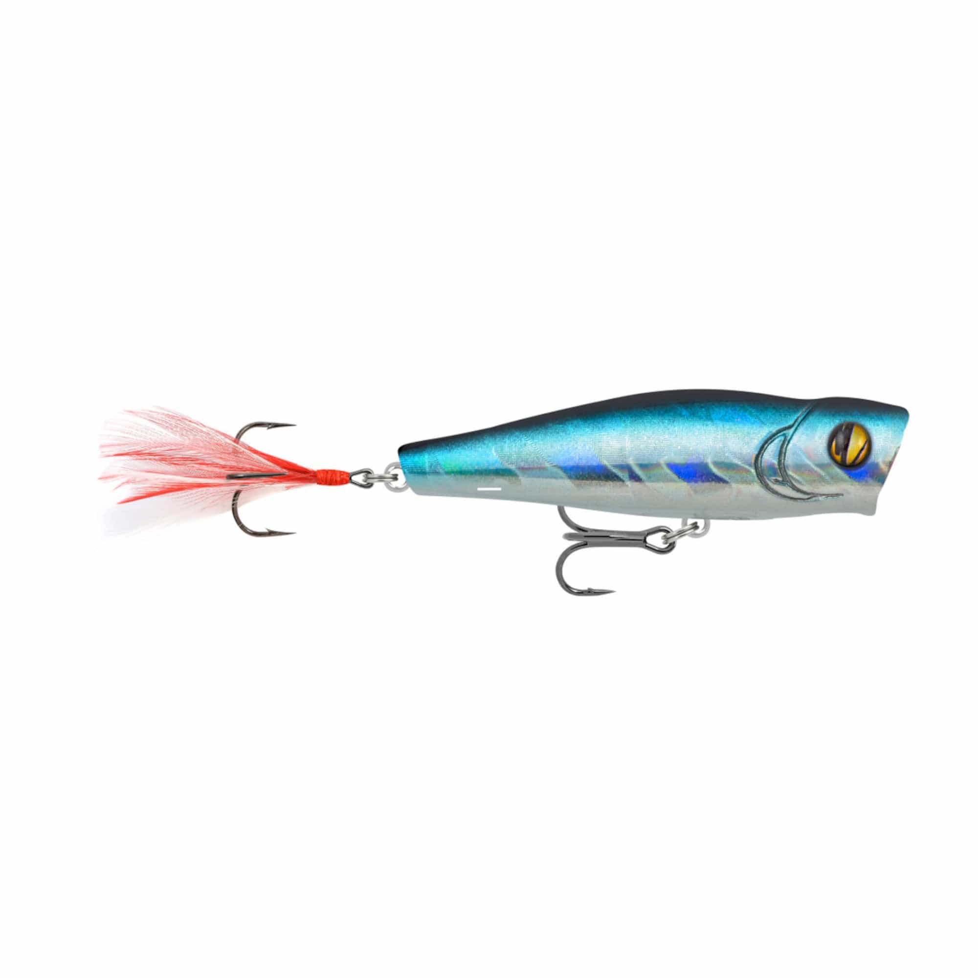 Mz Nano Popper 2" Chrome Blue Lure Matzuo NP2-CHB