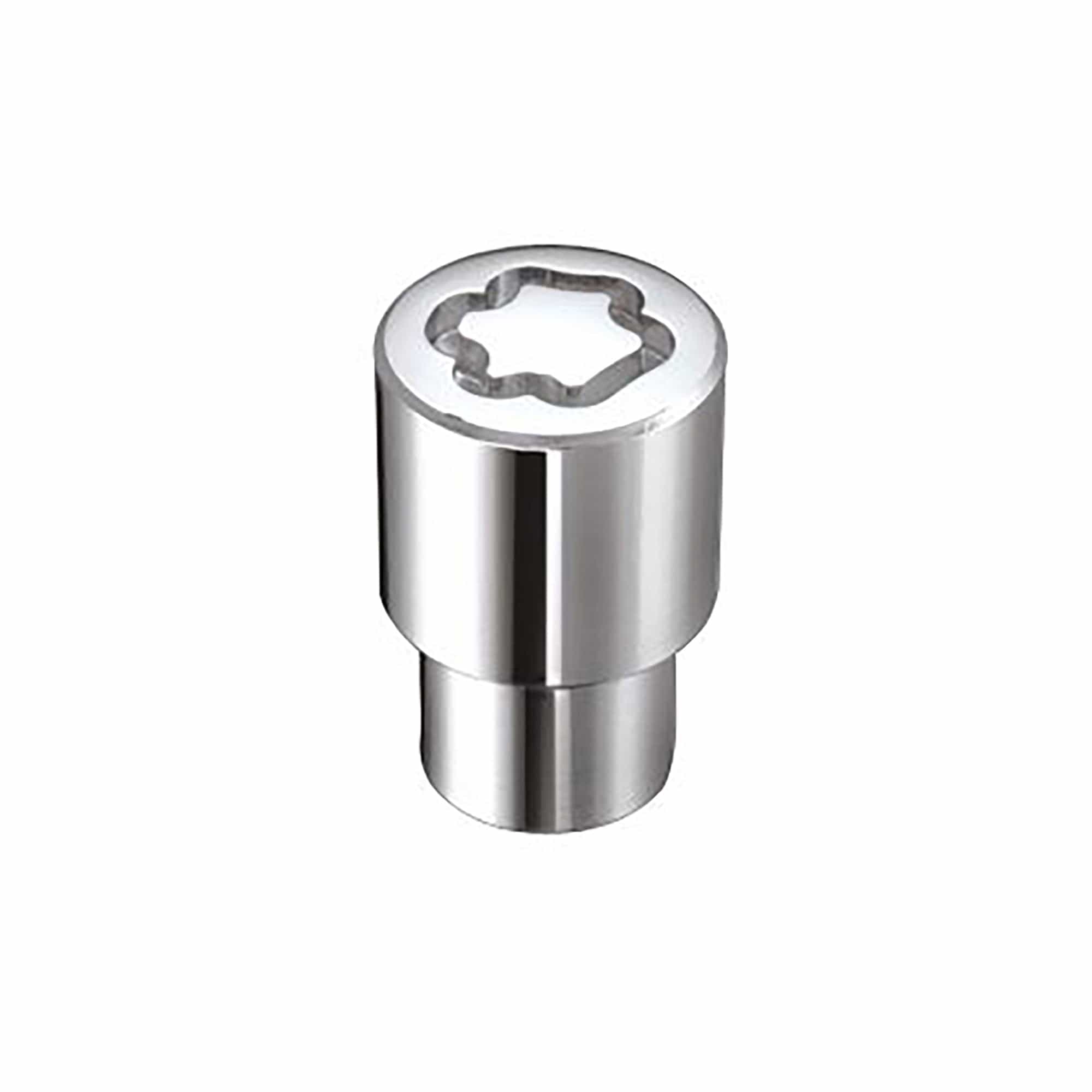 Wheel Lock Set M12x1.25 Nut Reg. .58" Shank, Dual 19mm & 21mm Hex, 1.38"Oal-chrome McGard 21153