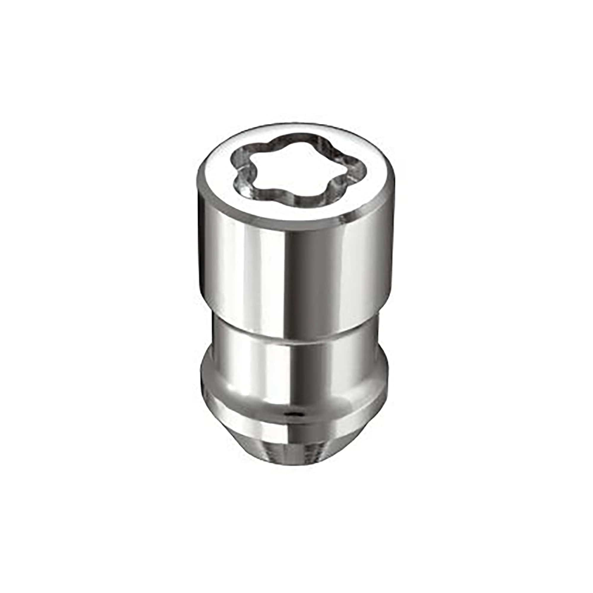 5-lk Wheel Lock Set 7/16-20 Nut Cone Seat, Dual 3/4 & 13/16 Hex, 1.46" Oal-chrome McGard 24532
