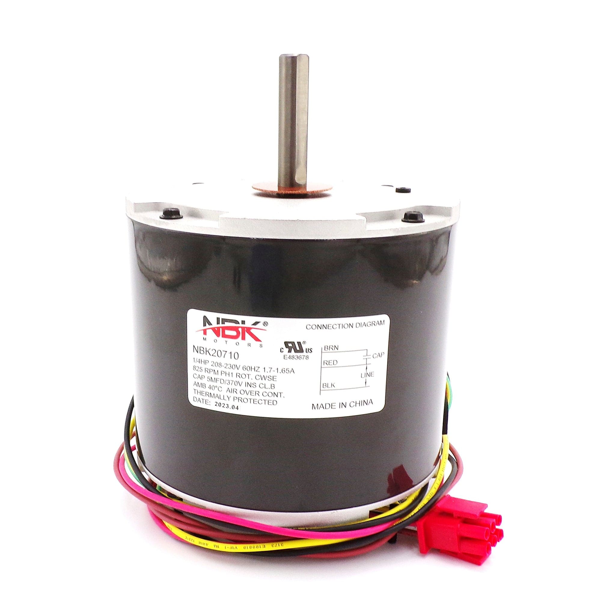 NBK 20710 Condenser Motor 208/230v 1/4 Hp, 850 Rpm Replaces AO Smith F48AA68A50